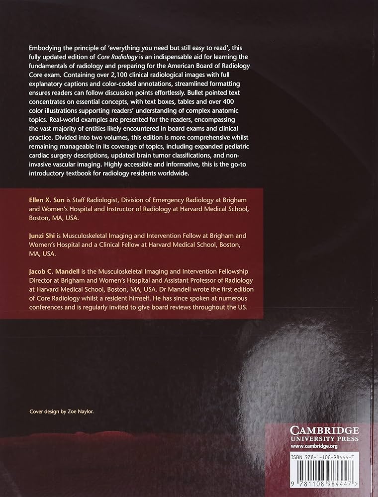 Core Radiology: A Visual Approach to Diagnostic Imaging